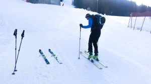 1. Skitour Bergeralm mit Papa