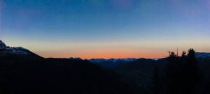Sonnenuntergang Bergeralm
